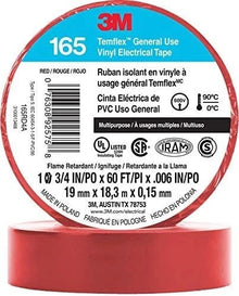 Cinta Aisladora 3m Temflex Roja 19mm X 18.3m