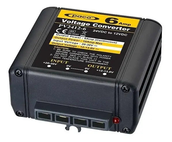 Fuente - Convertidor 24v - 12v - 6amp
