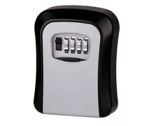 Caja Fuerte Guarda Valores Llaves Con Combinacion Exterior Color Negro/gris