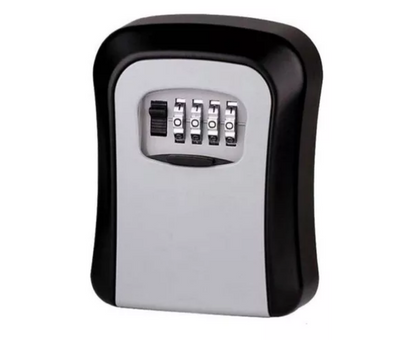 Caja Fuerte Guarda Valores Llaves Con Combinacion Exterior Color Negro/gris