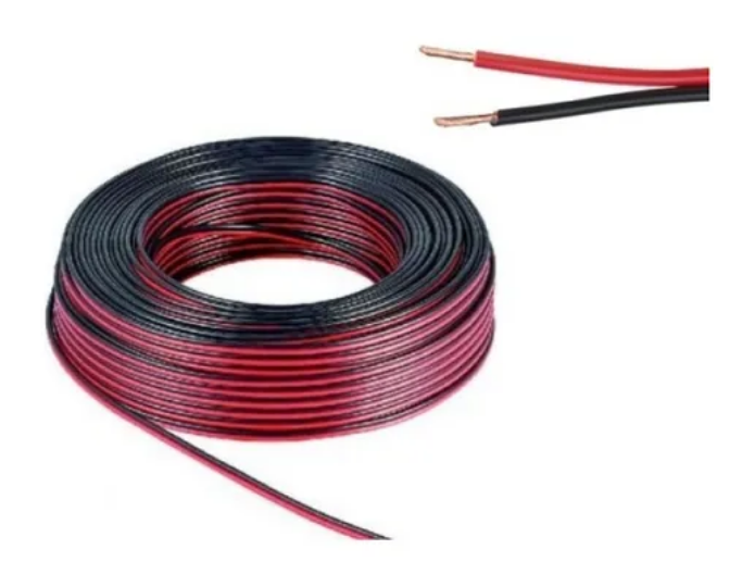 Rollo Cable Gemelo Parlante Bicolor 0.25 Mm 100 mts