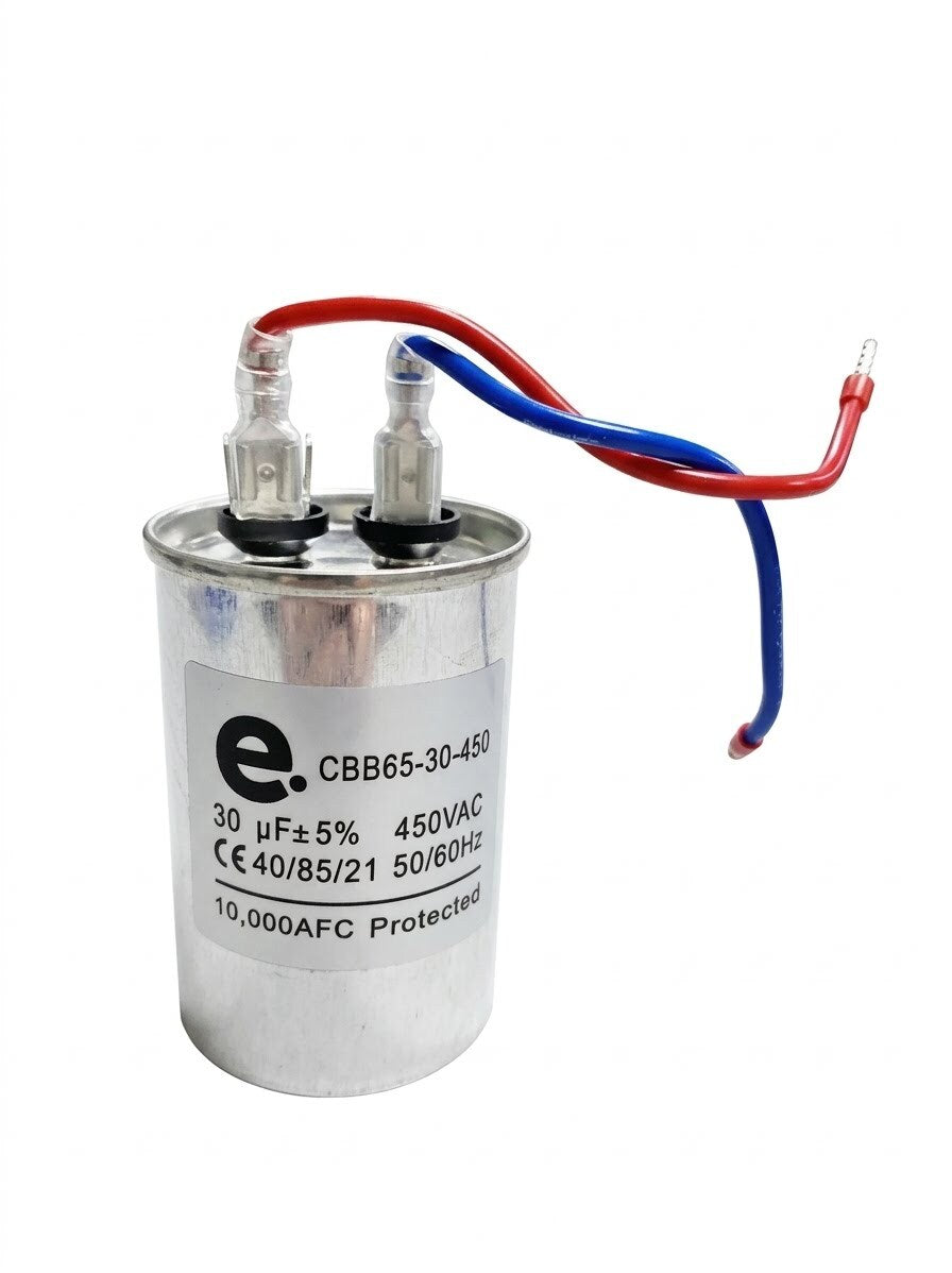 Capacitor Para Aire Acondicionado Metalico 30 Uf 450 V