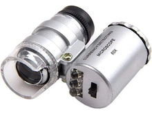 Mini Lupa Microscopio Joyería 60x Luz Led