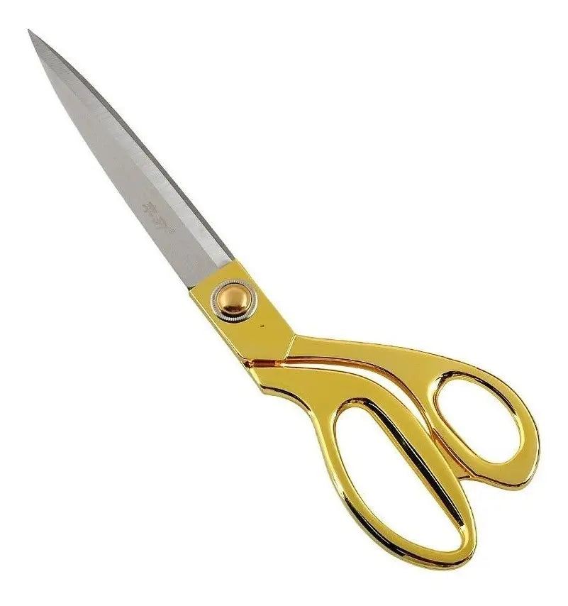 Tijera De Sastre Dorada Costurera Media 23cm