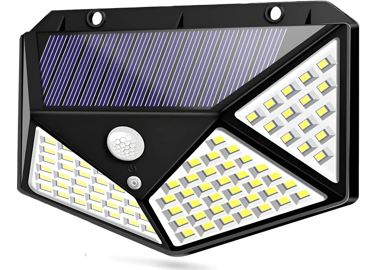 Luz LED con Sensor Fotocelula Panel Solar - Electroimporta