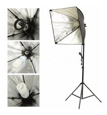 Softbox Luz Continua Fotografía Video con Atril - Electroimporta