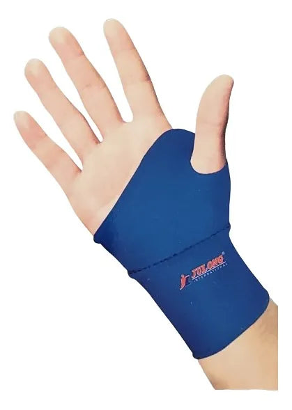 Muñequera Con Agarre Dedo Libre Carpeano Lesion Gym Deporte