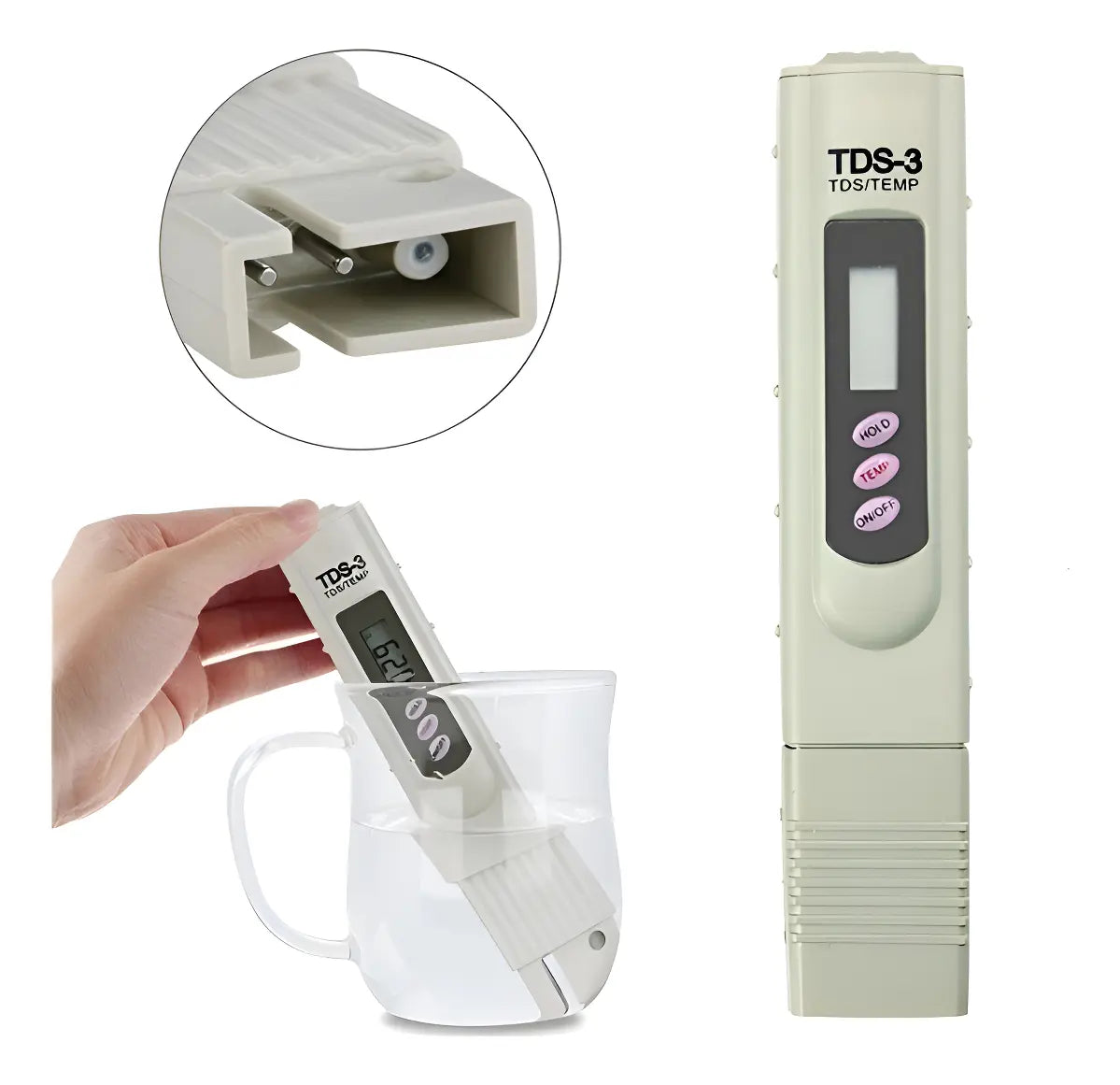 Medidor Probador Tds Ppm Temp. - vista 2 - Electroimporta