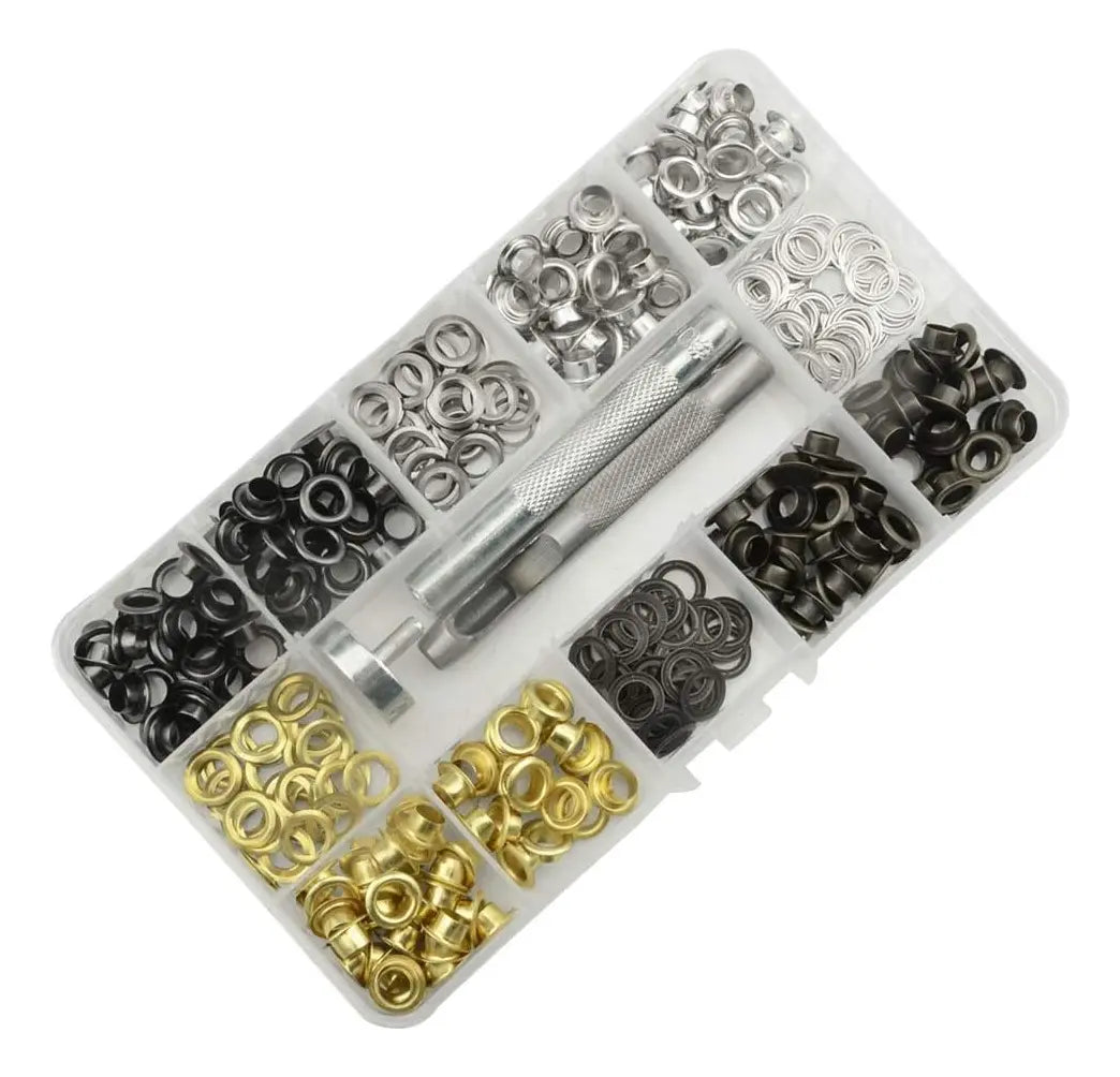 Ojalillos y Sacabocados Color Set 300 pcs - Electroimporta