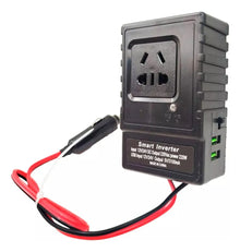 Inversor Conversor Corriente Eléctrica Cargador Entrada Auto