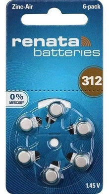 Pilas Nº312 Pack Por 6 Blíster Audifono