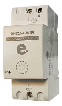 Medidor Wifi Consumo Eléctrico Timer Riel Din