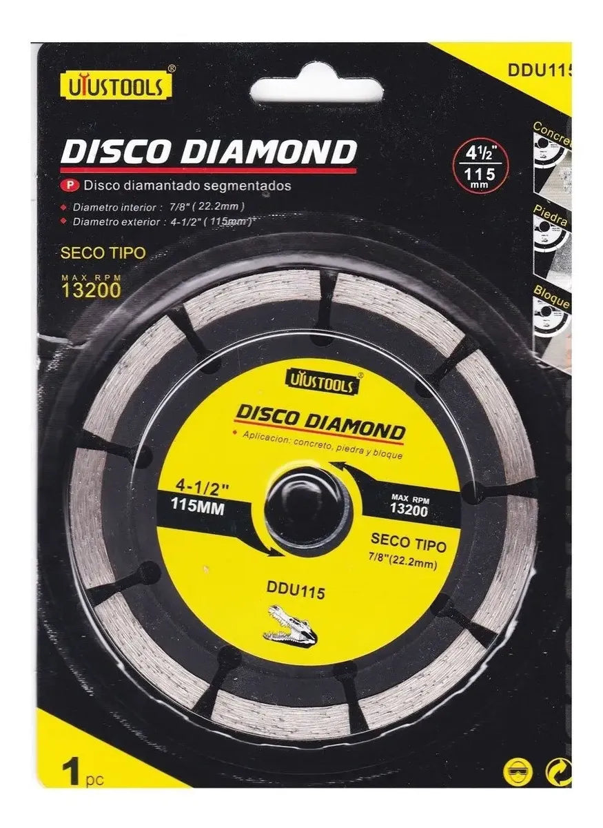 Disco Diamantado 4-1/2 Uyustools - Electroimporta