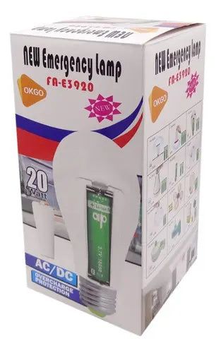 Luz de Emergencia 15W E27 Autoinstalable - vista 3 - Electroimporta
