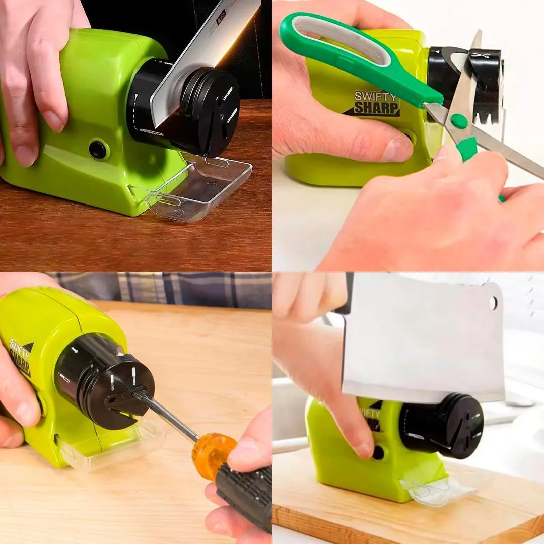 Afilador Multifunción Cuchillos A Pilas