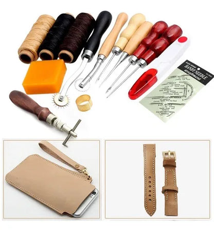 Kit De Herramientas Cuero Para Manualidades