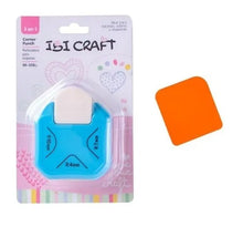 Perforadora Esquinas Curvas Tarjetas 3 En 1