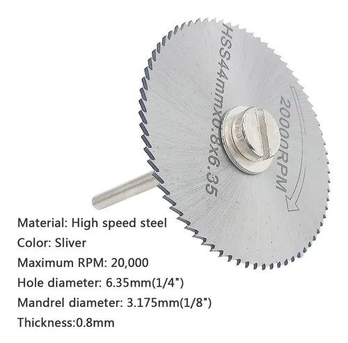 Disco P/ Torno Dremel Madera Plastico