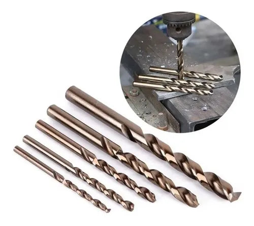 Set Caja 5 Mechas Taladro Metal Kamasa