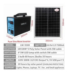 Kit Solar Fotovoltaico Completo Salida 220v