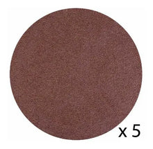 5 Discos 4 1/2 Lija Con Velcro Grano 60