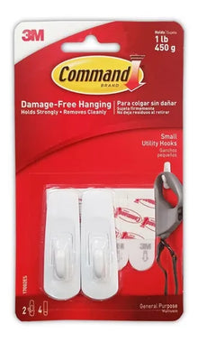 Perchas Adhesivas 3m Baño Hogar 450g