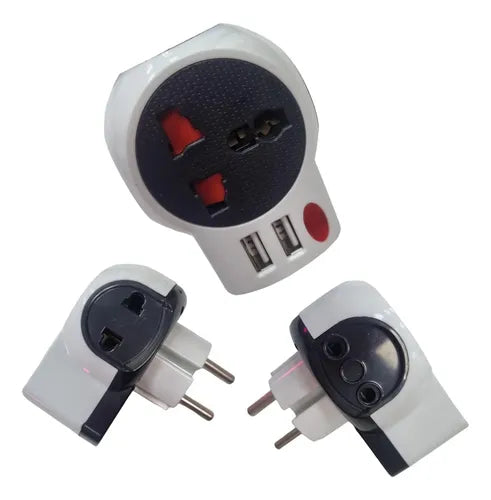 Adaptador Enchufe De Corriente Universal Schuko