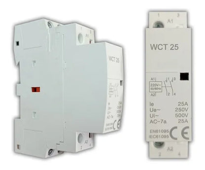 Contactor Relay Modular 25a 2p Din 220v Din