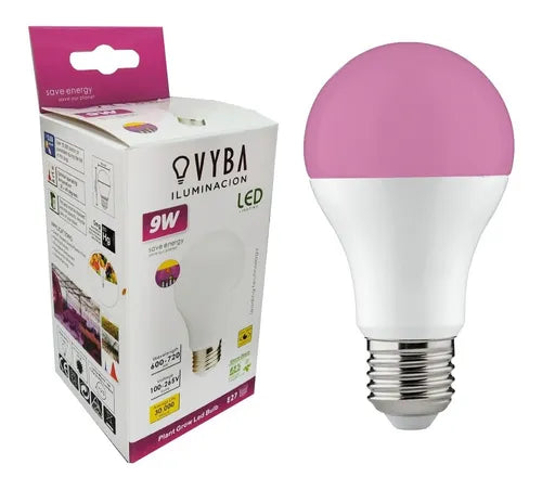 Lampara Led Crecimiento Plantas 9w E27