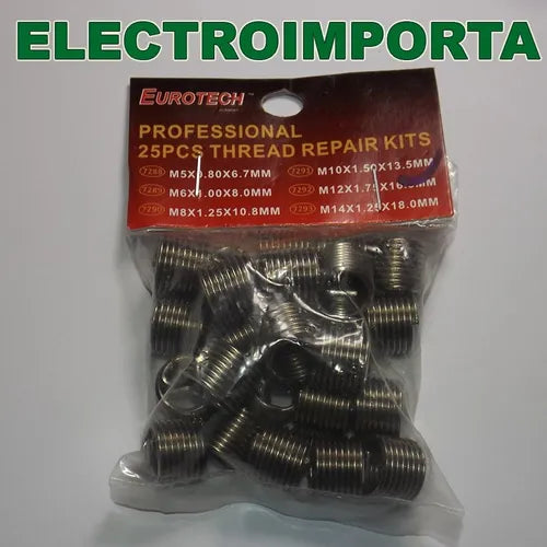 Insertos De Rosca M12x1,75x16,3mm 25pcs