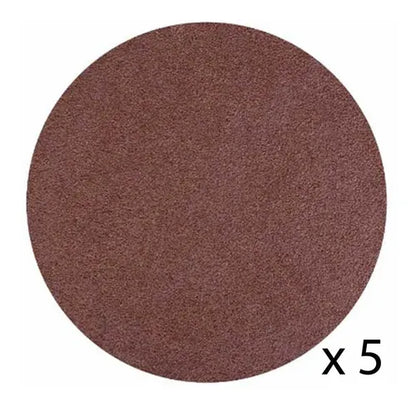 5 Discos 4 1/2 Lija Con Velcro Grano 80