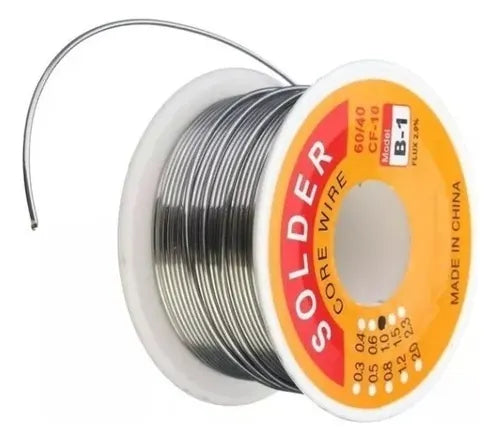 Estaño Tipo Fideo 50 Gramos Rollo