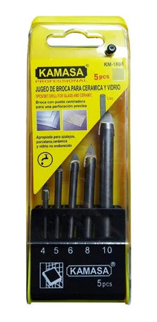 Juego Mechas Para Vidrio O Cerámica 5 Pcs