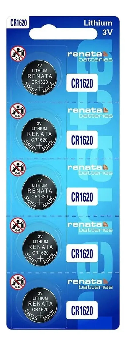 Pila Renata Pila Cr1620 Alarmas, Reloj Original Suiza x 5