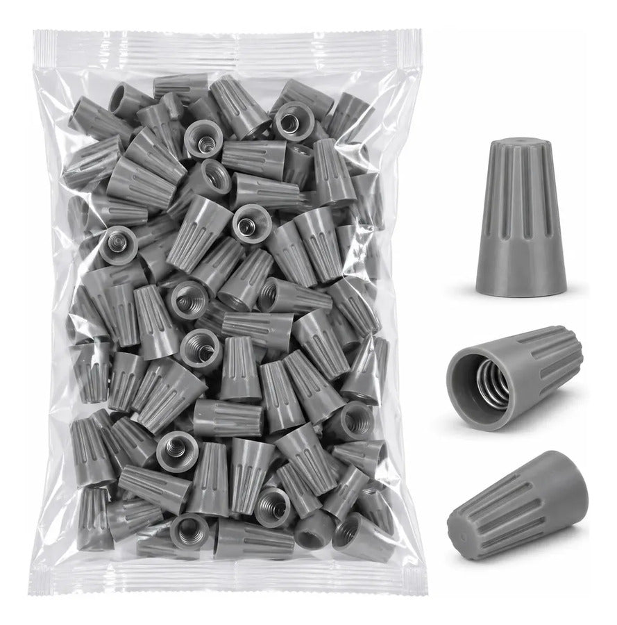 Conector De Giro Roscado 0,2 A 2,5 Mm2 Gris