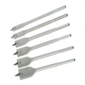 Set De 6 Mechas Planas Para Madera 9,5/25mm