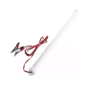 Kit Luz Tubo 12v Camping Led 60cm Barra