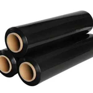 Nylon Film Negro Stretch Pallet Embalar 40 Mic