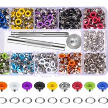 Ojalillos Y Sacabocados Color Set 400 Pcs