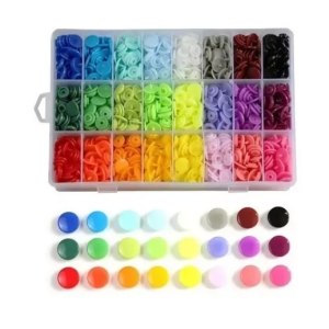 Kit Broches Plásticos Ropa 360 Pcs 12mm + Pinza