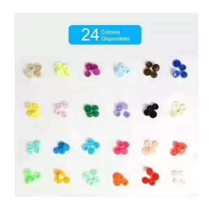 Kit Broches Plásticos Ropa 360 Pcs 12mm + Pinza