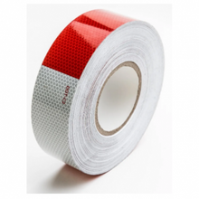 Cinta Adhesiva Reflectiva Roja Blanca 3M
