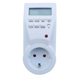 Timer digital reloj temporizador schuko