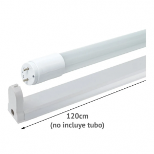 Artefacto Regleta Zocalo Tubo Led 120 Cm