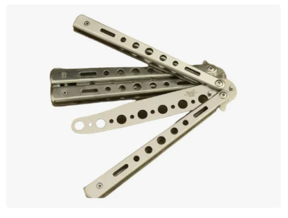 A&j Comercializadora Entrenamiento Cuchillo Navaja Color Cromo