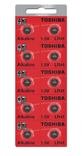 Pilas Lr41 Ag3 1,5v Toshiba X10 Unidades