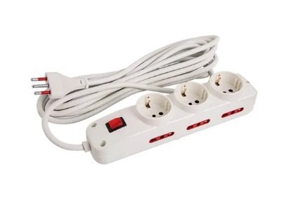 Alargue Zapatilla 3 Schuko + 6 Modular 3 Mts Conatel