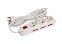 Alargue Zapatilla 3 Schuko + 6 Modular 3 Mts Conatel