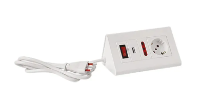 Alargue Escritorio Ficha 3l C/sch+3l+usb 1.5 Mt CONATEL