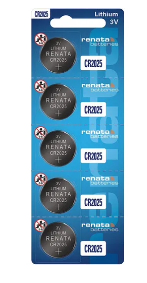 Pilas Baterias Renata Cr2025 Tamaño Botón 5 Unidades